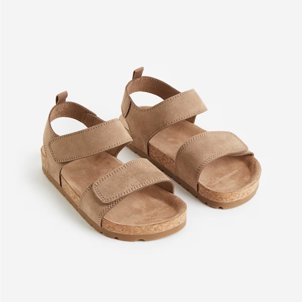 H&M Children’s Tan Sandals with Adjustable Straps